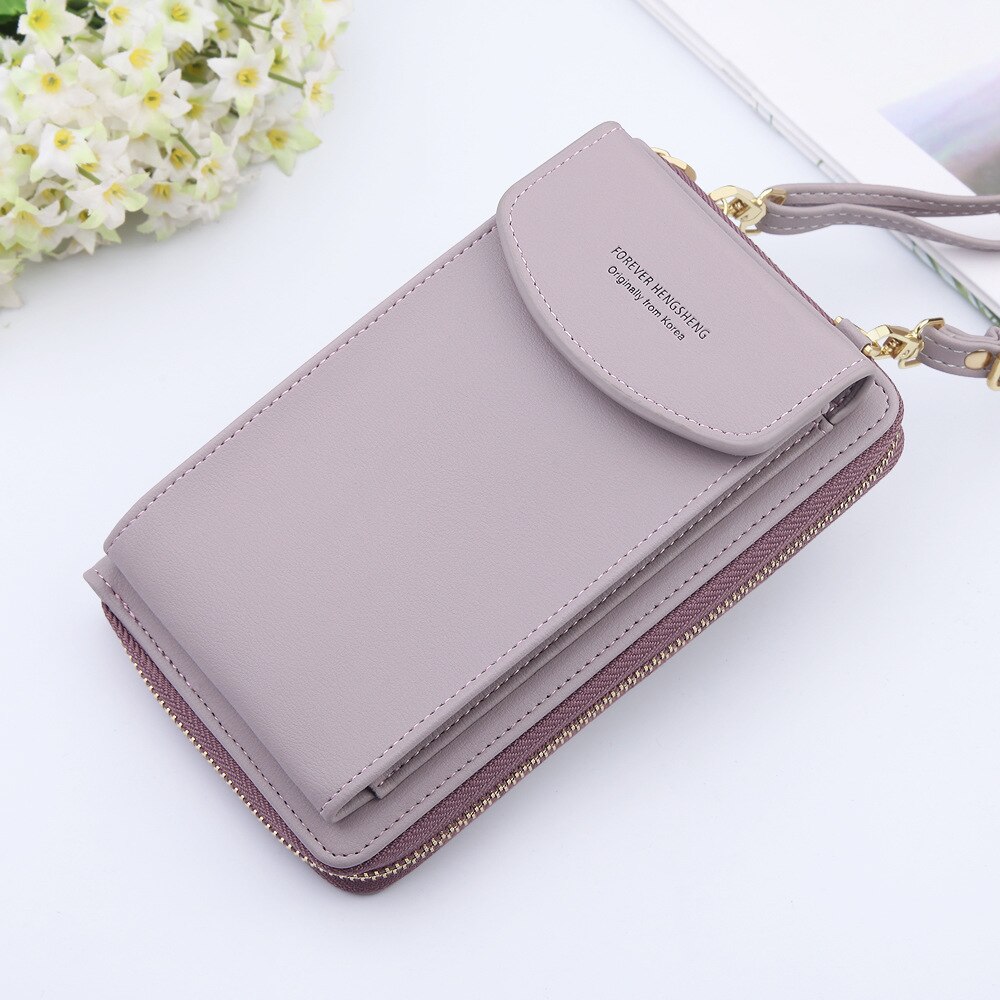 New Women Long Wallet Shoulder Bag Female Wallets Clutch Lady Purse Zipper Phone Pocket Card Holder Ladies Carteras - Image 2